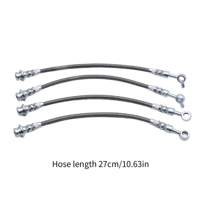 Car Extended Braided Brake Line Hose Tube For Patrol Y60 Replacement