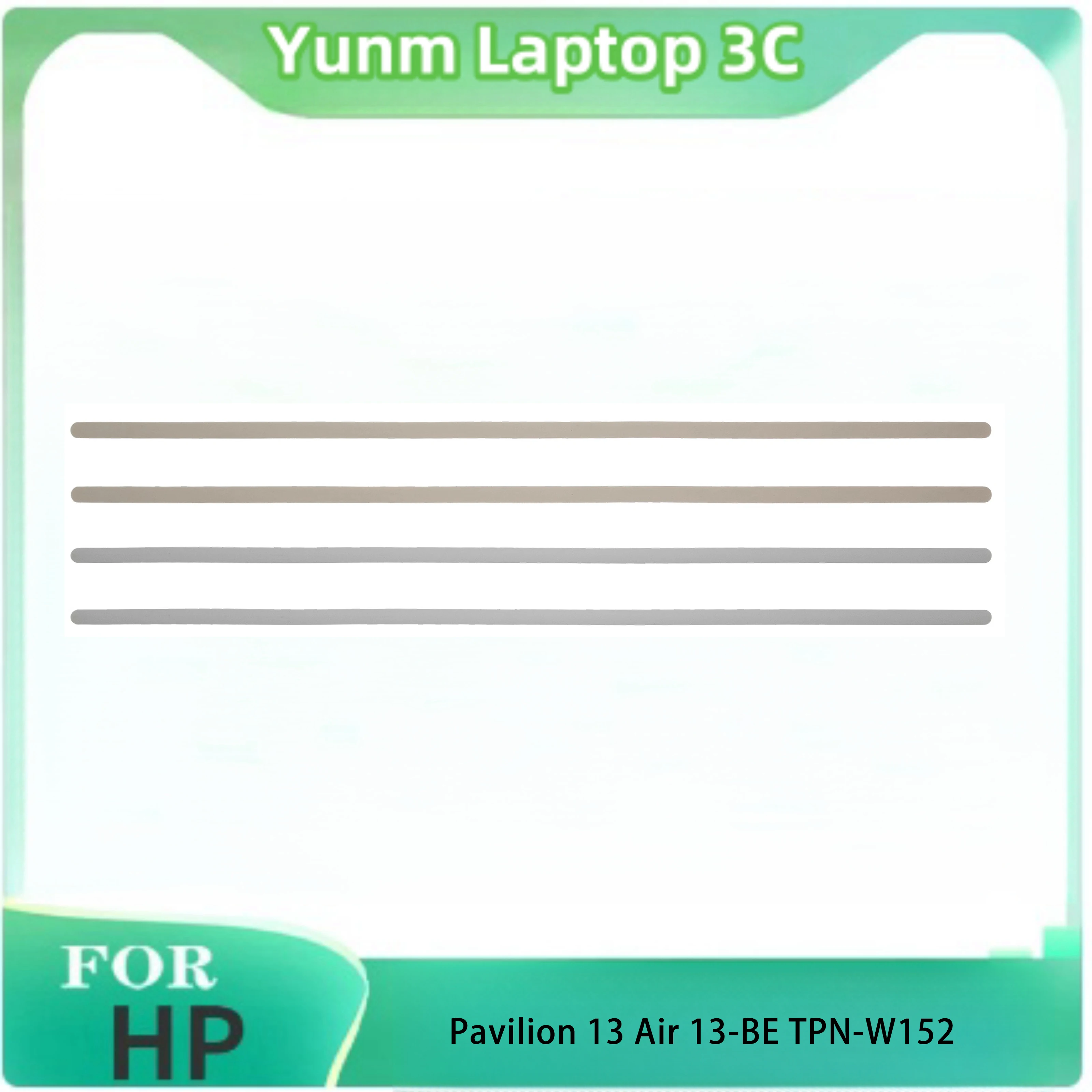 New For HP Pavilion 13 Air 13-BE TPN-W152 New Laptop Floor Pads Rubber Foot Type Laptop Backshell Rubber Strip Pads