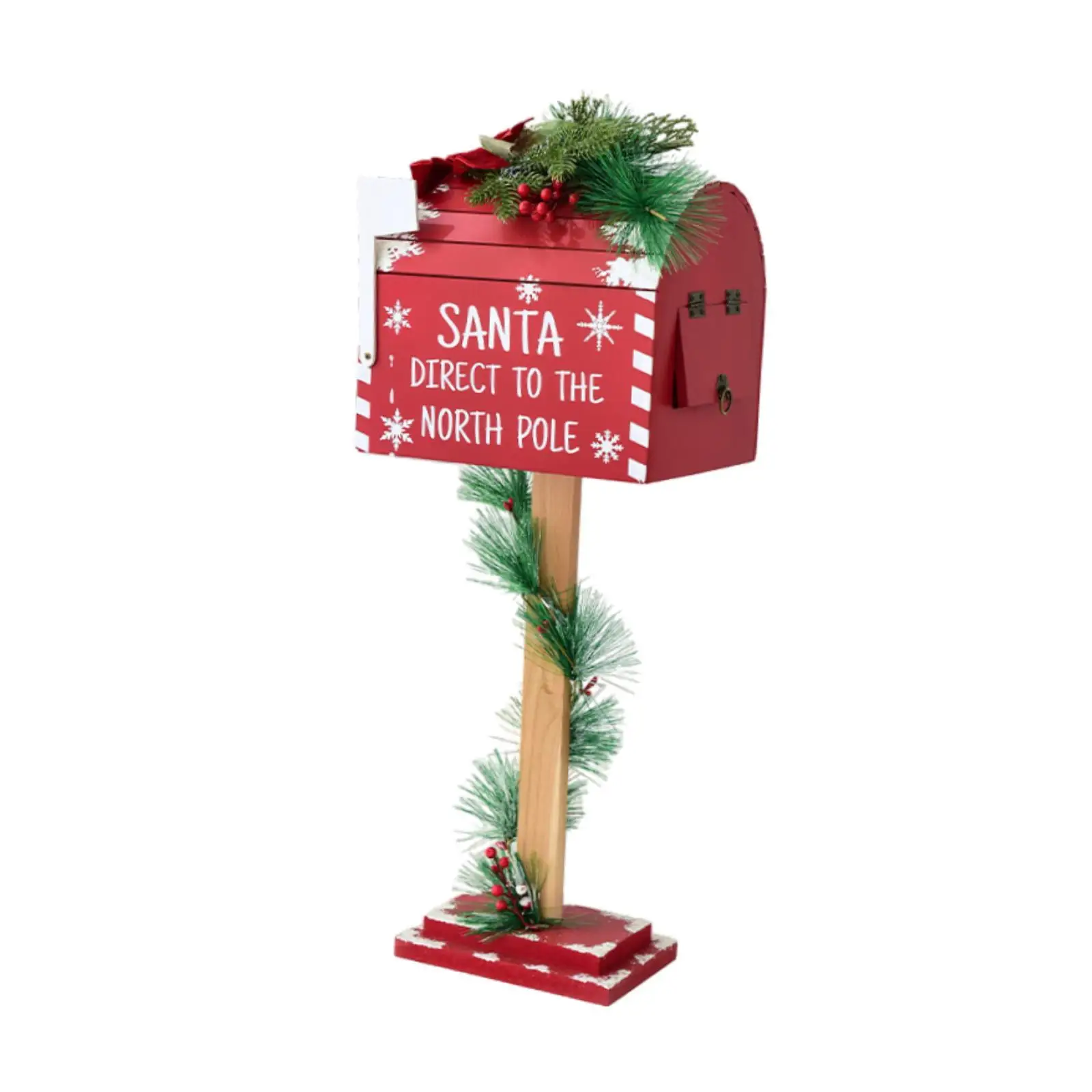 Christmas Decoration Santa Mailbox 24.4 inch Mail Box for Holiday Cafe Hotel Christmas Decoration Santa Mailbox 24.4 inch Mail Box for Holiday Cafe Hotel