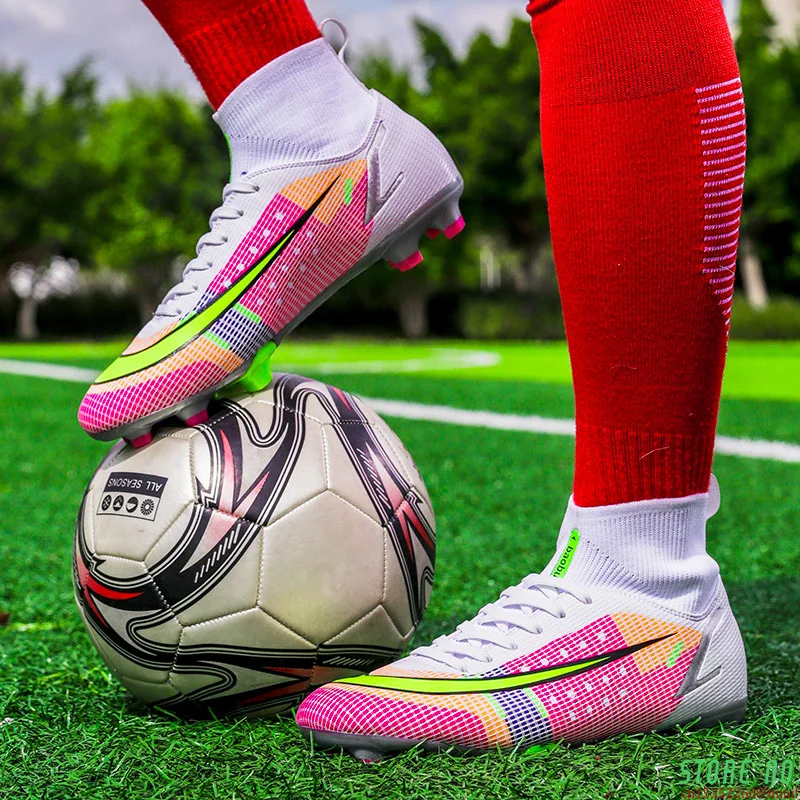 hot pink football cleats