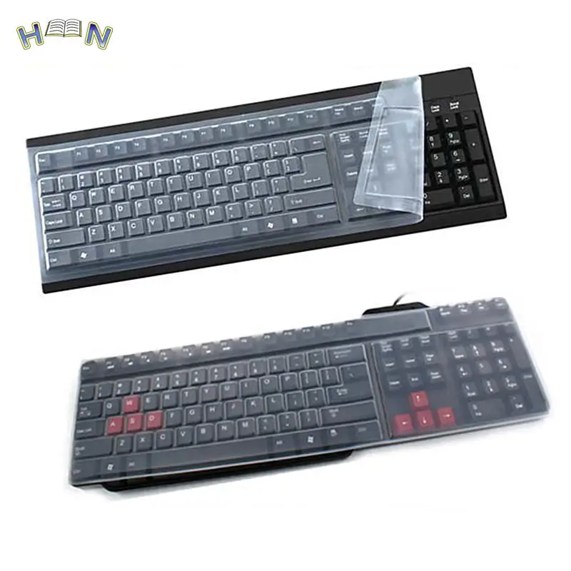 

1pc Universal Silicone Desktop Computer Keyboard Cover Skin Protector Film Cover
