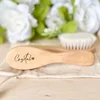 Personalized Baby Hairbrushes Engrave Infant Name Wooden Newborn Hair Brush Comb Birth/Baptism/Birthday Baby Shower Gifts 3