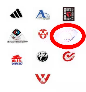 SMAI Karate Cetition Red Blue Belt WKF Certified Emp Hand ape Belt Middle Hollow Association Designated Brand