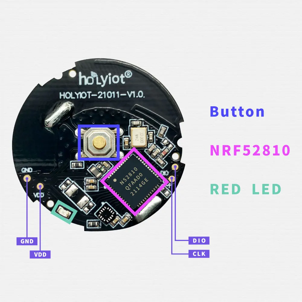 Holyiot Low Energy Beacon Module Indoor Posicionamento Automação Módulos Módulos de Automação Bluetooth 5.0 Nrf52810 Ble - Image 5