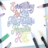 12/36/48 Colors Double Line Outline Pens, Self-Outline Metallic Markers Glitter Writing Drawing Pens For Christmas Card Writing 6