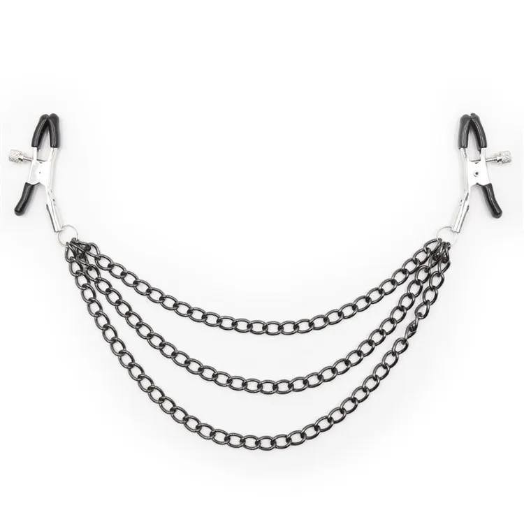 Damen Brustklemmen Mit Kette Zur Nippelstimulation_voghion.com
