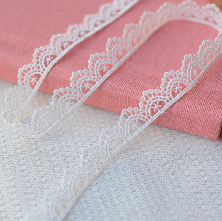 4 Meters Embroidered Floral Embroidery Fabric Lace Edge Trim Ribbon lace fabric lace ribbon lace garment accessories lace sewing supplies chiffon lace fabric lace decoration lace accessories lace sewing accessories clothing craft accessories