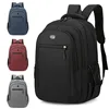 Rucksack mit großer Kapazität, Herren- und Damen-Studenten-Computertasche, wasserdichter und verschleißfester Rucksack mit mehreren Taschen für Pendler, Chr 2