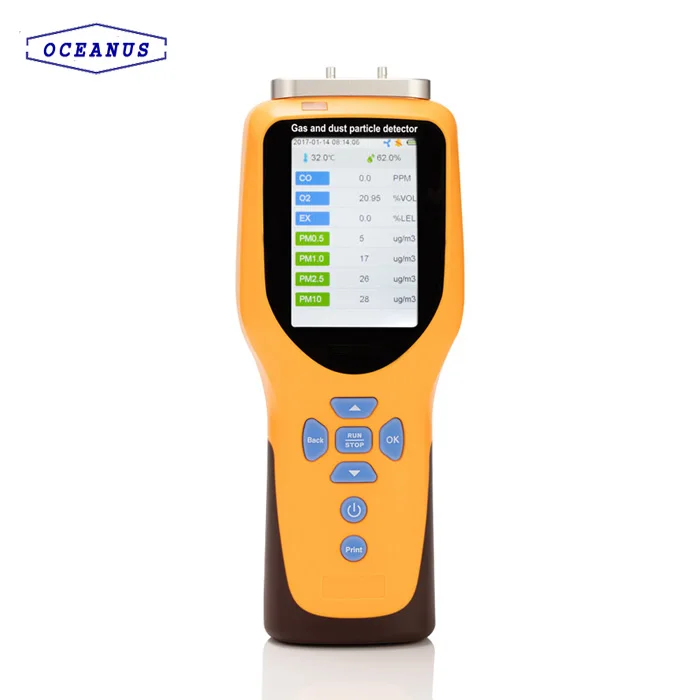 

OC-1000 Portable Multi Gas And Dust Particle Detector