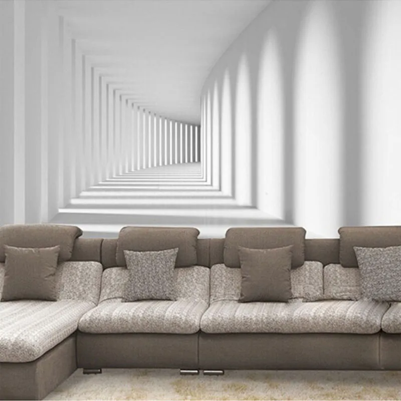 Custom 3d Photo Wallpaper para Home Improvement Mural Abstrato Moderno Passway Art Living Room Decor tv Fundo do Sofá Papéis de Parede