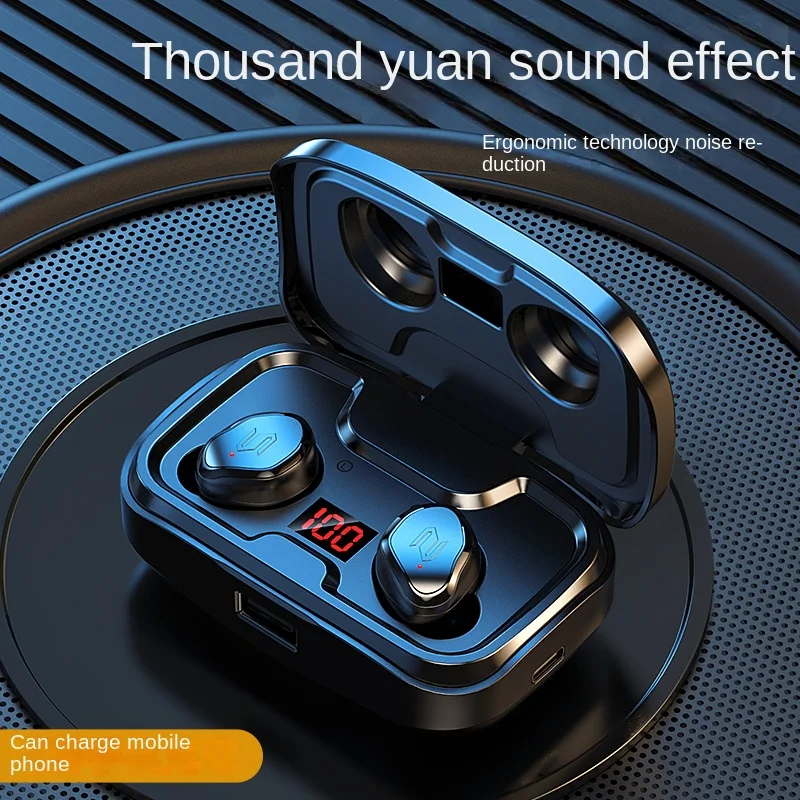 

TWS-S8P Bluetooth Headset Wireless in-Ear 5.2 Music Headset Binaural New