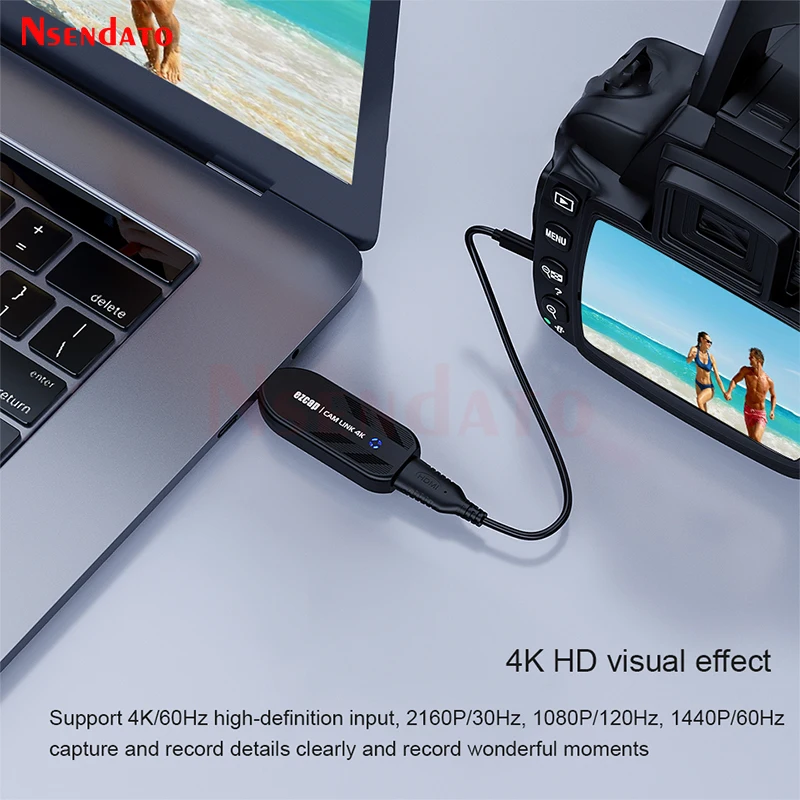 Ezcap331 camlink 4k 30Fps 1080P 120hz HDMI Video Capture Card USB 3.0 Broadcast Live Streaming Record For DSLR Camcorder Camera