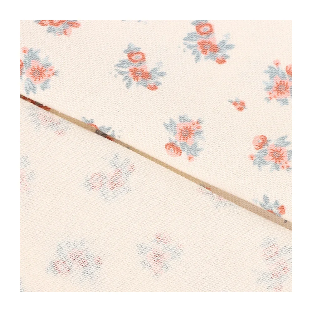 In-Stock Full Cotton Printing Fabric For Women's Dresses Children's Clothing Doll Tops Wax-Dye Clothing Fabric From China