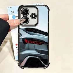 Sleek Sports Car Design Soft Phone Case for Xiaomi Redmi 15 (KHTY00672A1)
