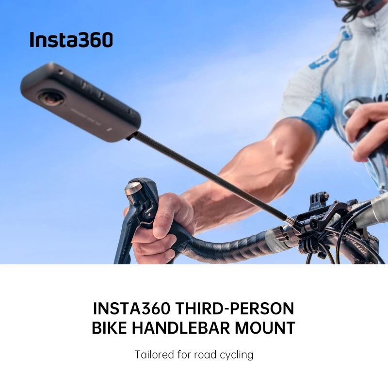 Support de guidon pour Insta360 X5 X4 X3 ONE X2 ONE RS, vue éclatée des composants.