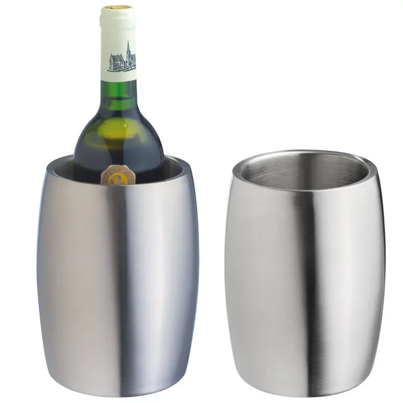 Chill wine keep it chilled no refrigerator or ice required Removable cooling element slides into rigid housing