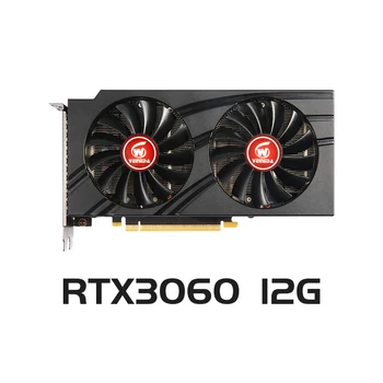 VEINEDA-그래픽 카드 GPU RTX 3060 12GB GDDR6 192bit HDMI * 1 DP * 3 PCI Express, 4.0x16 rtx3060 12gb PC 게임용 비디오 카드