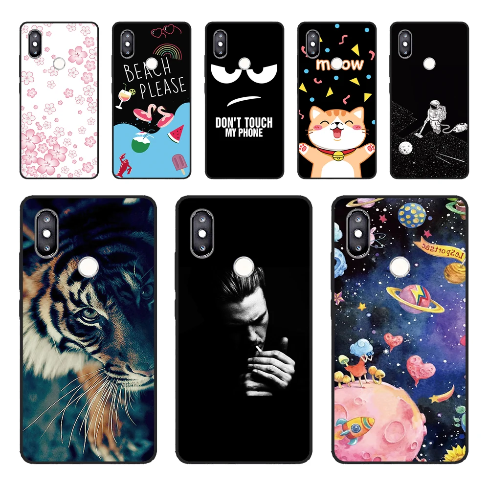 Silicone Case For Xiaomi Mi 8 6.21'' Case Soft Tpu For Xiaomi Mi 8 Se Lite Back Cover For Xiaomi Mi 8 Pro Mi8 Explorer Case Capa