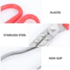 2 Pcs Handle Trash Tongs Forceps Stainless Steel Garbage Grabber Tool Scissors Para 4