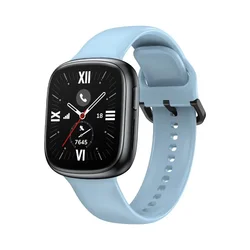Premium Silicone Sports Band for Honor Smart Watch - Replacement Wristband Bracelet (Ink blue)