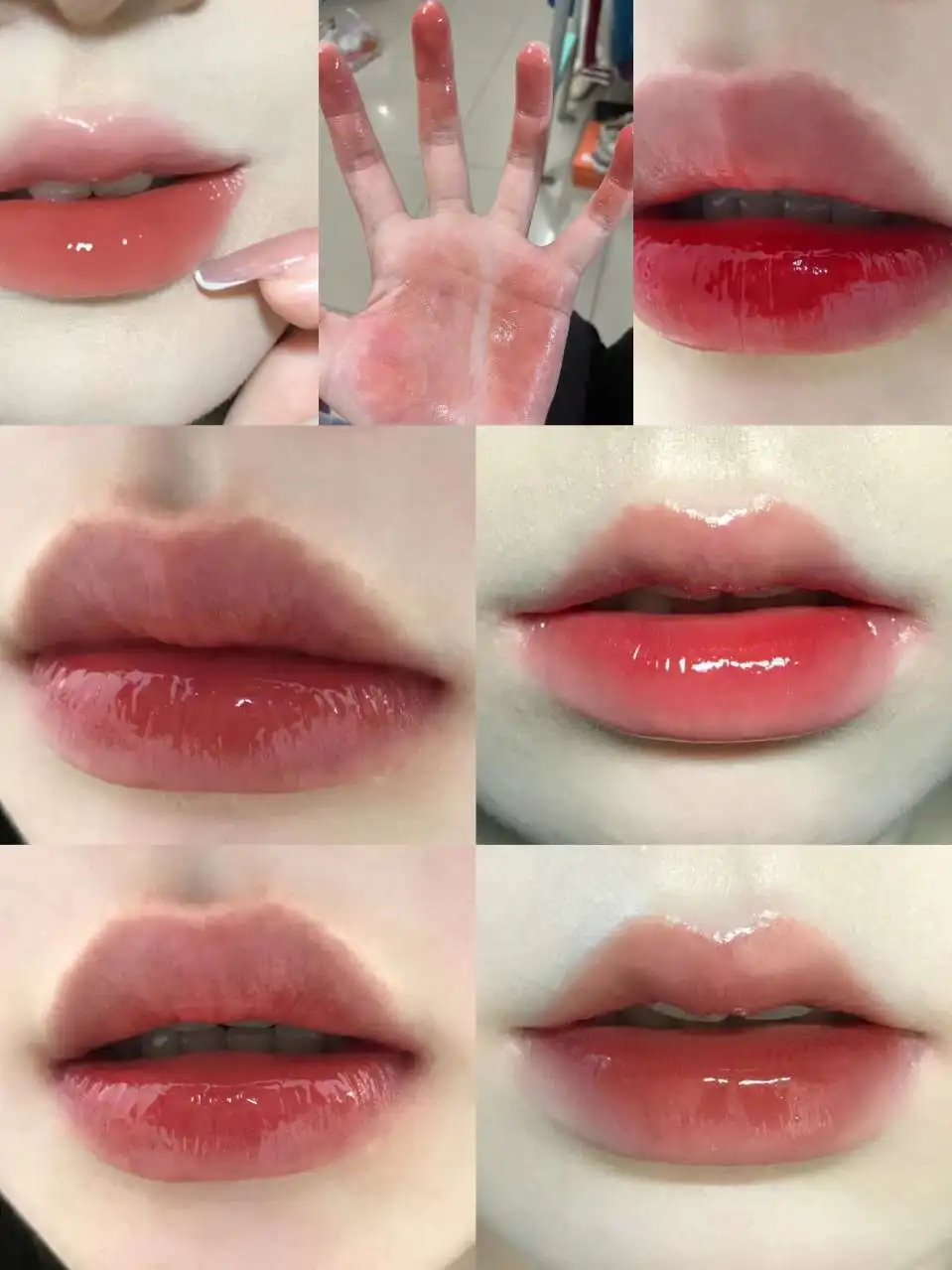 Florette – rouge à lèvres Transparent, glaçure à fleurs, gelée d'amour, miroir, tasse antiadhésive étanche, maquillage coréen Transparent, vente en gros_voghion.com
