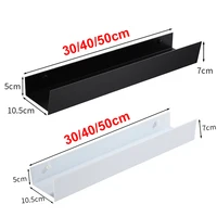 Bathroom Storage Rack Kitchen Wall Mounted Shelf Shower Storage Rack Corner Bathroom Organizer Toilet Shampoo Holder 30-50cm 6