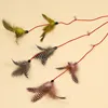 Cat Toy Feather Cats Sticks Cat Toys Interactive Double Feather Toys Cats Teasing Kitten Teaser Stick with Bell Toy Pet Products 5