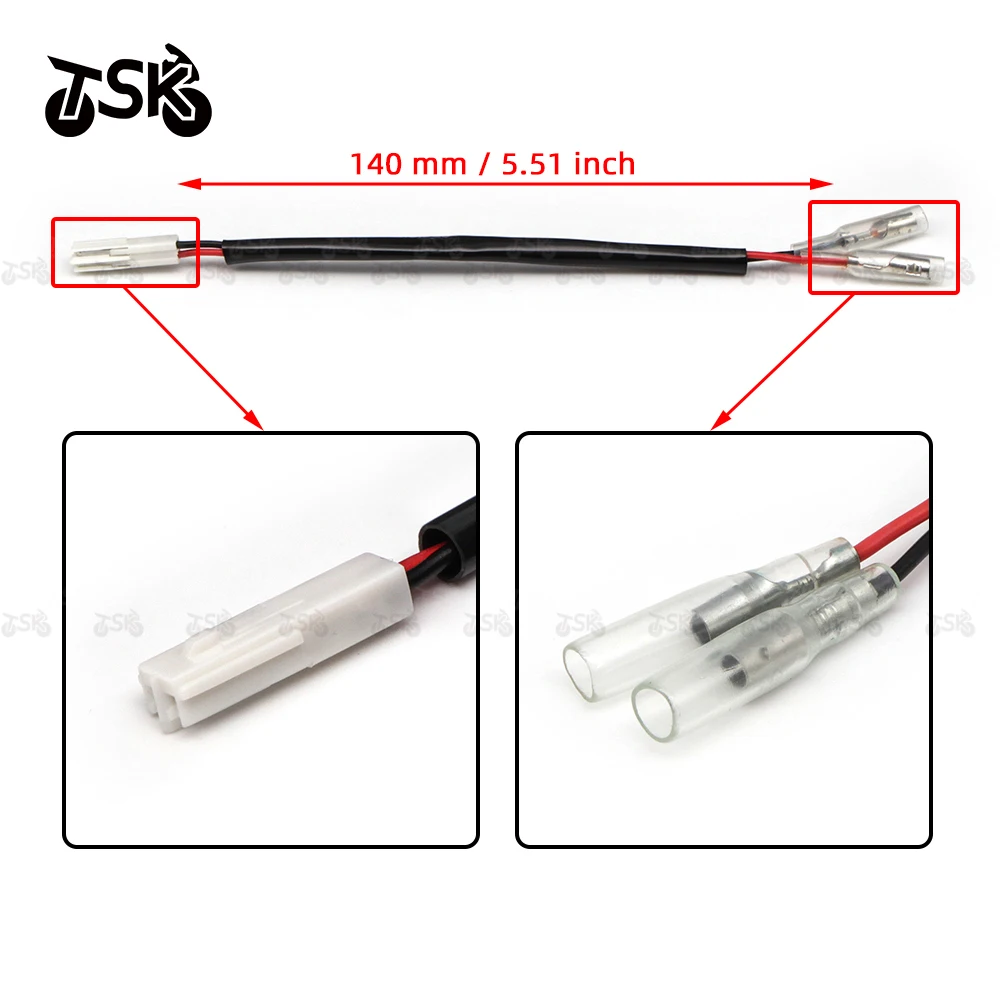 LED Indicator Wire Adaptor Leads (Pair) – Honda Hornet 600 1999-2013 – VMP-10230