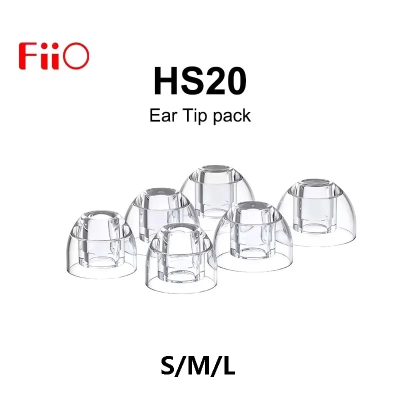 Earphone Silicone Eartips FiiO HS20 Liquid silicone Ear Tips Eartips 3pairs ( S/M/L)