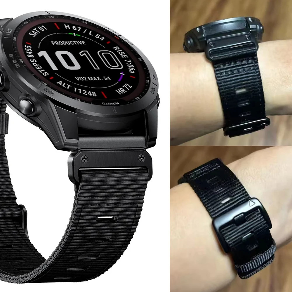 QuickFit Nylon Strap - 22/26mm Outdoor Sports Bracelet