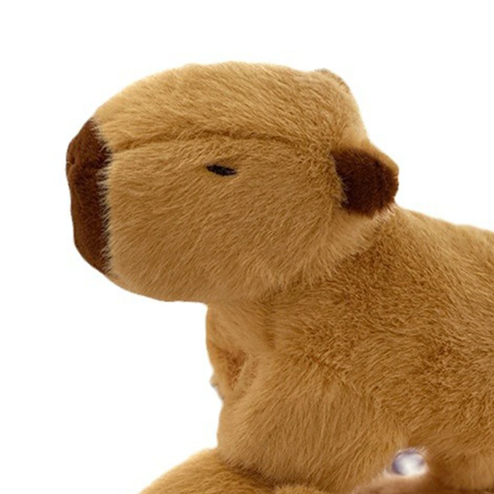 Capybara Clap Circle Toys Capybara Plush Toy Slap Snap Wrap Wristband Bracelet Stuffed Animal Slap Band Party Favor Supply Gift