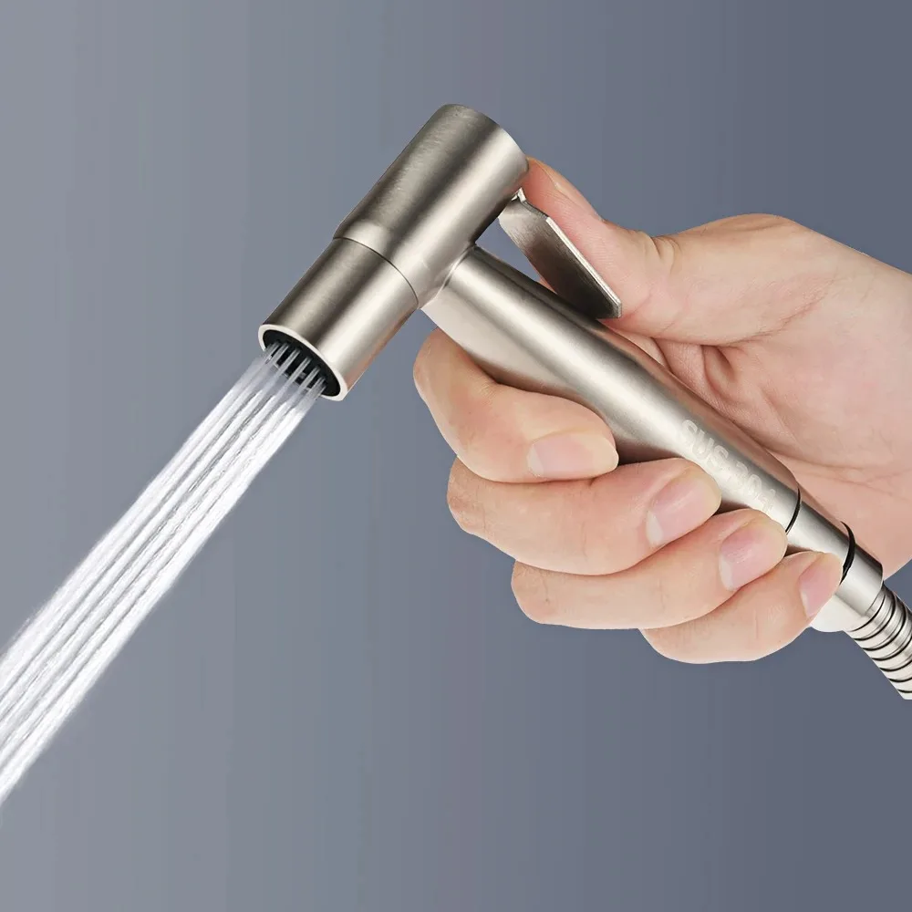 Stainless Steel Bidet Sprayer Handheld Toilet Faucet Water Sprayer