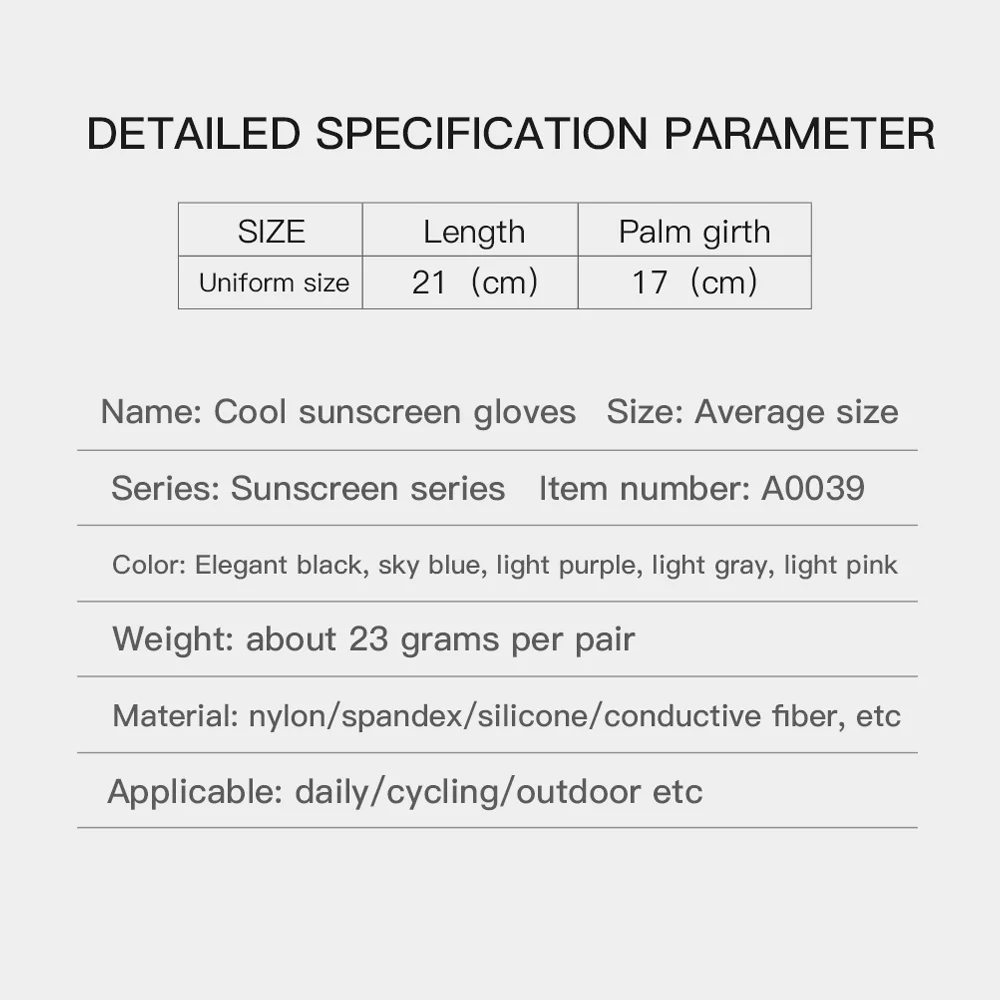 Women Summer Ice Silk Light Breathable Touchscreen Gloves Quick Dry Sunscreen Driving Cycling Anti-slip UPF50+ Anti-uv Gloves