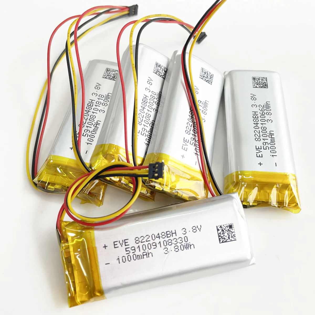 1pcs 3.8V 1000mAh 3.8Wh Li Lipo Battery 822048 MX1.2 For Valve Index
