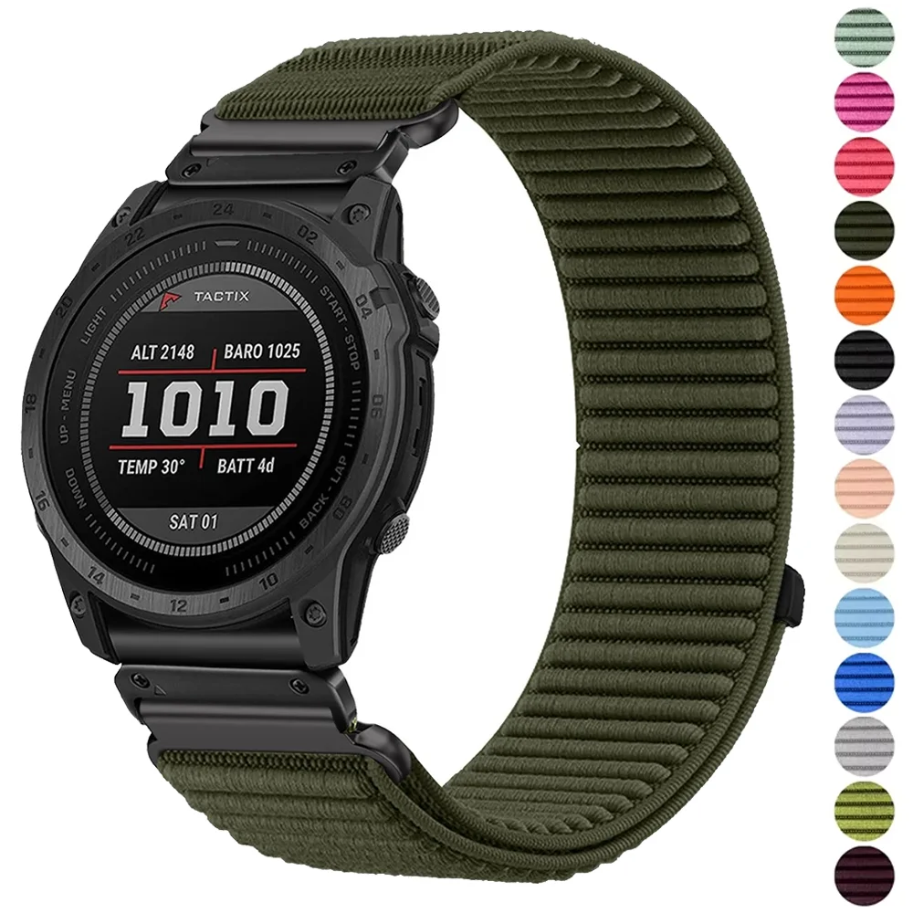 Quick Fit Nylon Strap - 20mm to 26mm Adjustable Bracelet