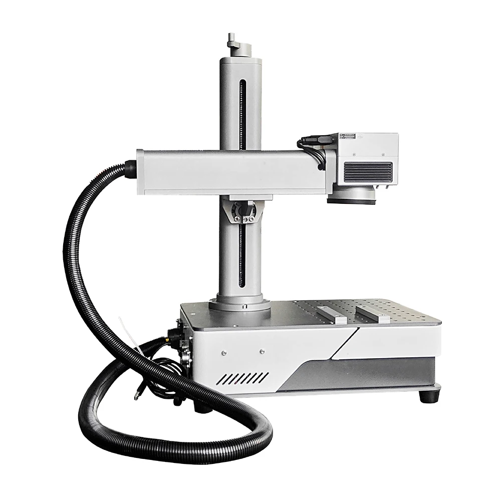 

MAX 25W Mini All-in-one Fiber Laser Marking Machine for Gold, Silver, Aluminum Engraving
