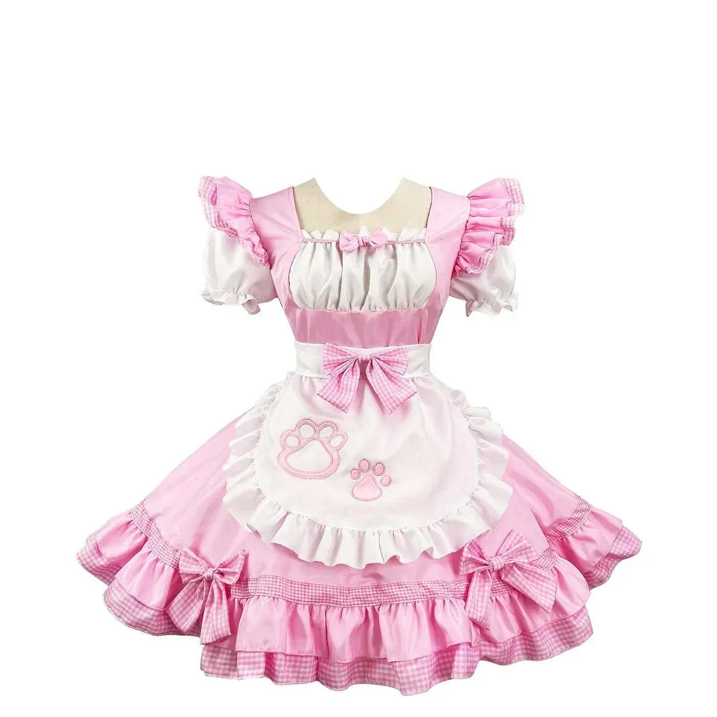 Women's Cat Girl Maid Costume Cos Costume apanese Cute Maid Black and White Classic Lolita lolita dress lolita cosplay costumes