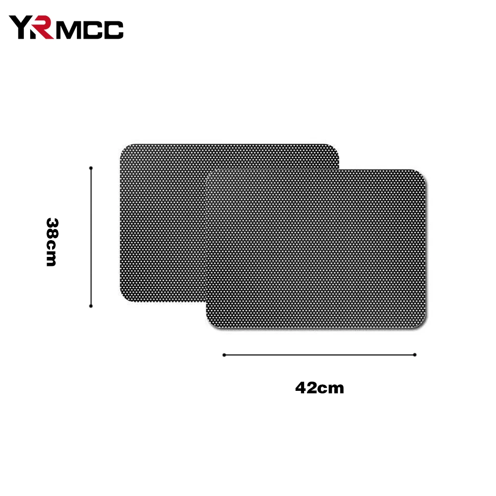 Car Window Sunshade 2pcs Car Window Electrostatic Shade Sticker Static Electricity UV Protector Home Glass Greenhouse Shade Auto Accessories
