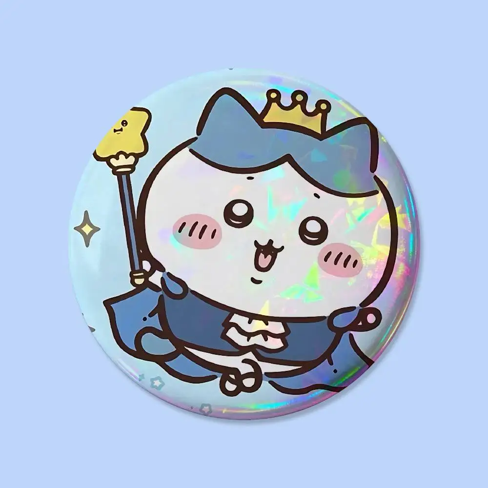 Niedliche C-chiikawa-s Abzeichen 25 32 44 58 75 mm Runde Cosplay-Pins Taschendekoration Fansammler Freunde Geschenke Brosche Souvenir – Detail 18