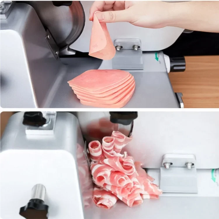 Restaurant automatic frozen meat slicer hot pot mutton beef roll cutter machine cheese sausage bacon slicer cutter machine price 5