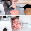 Restaurant automatic frozen meat slicer hot pot mutton beef roll cutter machine cheese sausage bacon slicer cutter machine price 5