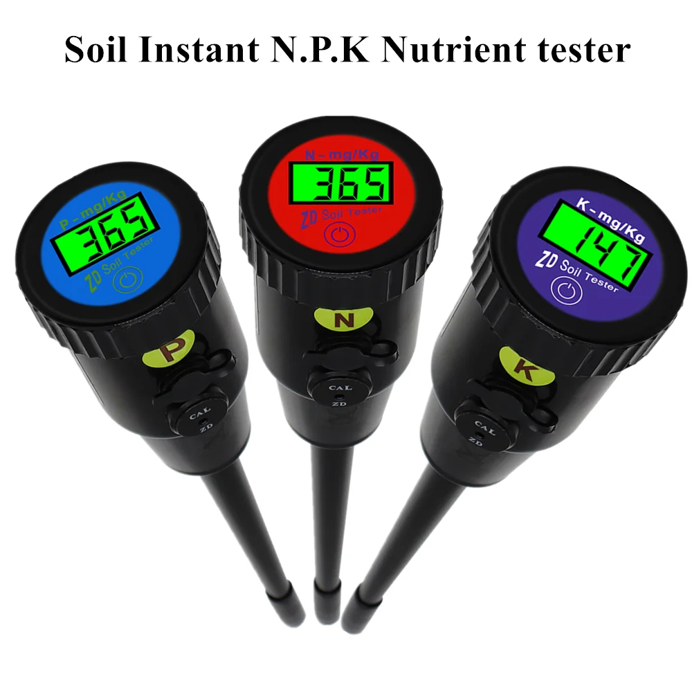 

Soil Instant N.P.K Nutrient tester NPK Fertility Nutrient Meter Soil NPK Tester Nitrogen Phosphorus Potassium ZD soil tester