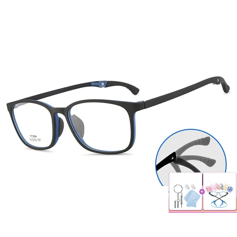 Ultra-light TR90 Glasses Frames Sports Anti-Slip Myopia Eyeglasses Frames Teenagers Boys Girls for Small Face Anti Blue Light