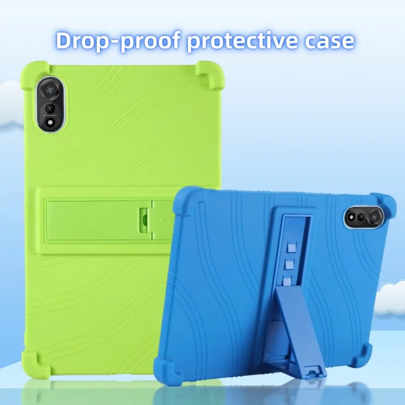 Kids Safe Shockproof Adjustable Tablet Stand Case - Soft Silicone