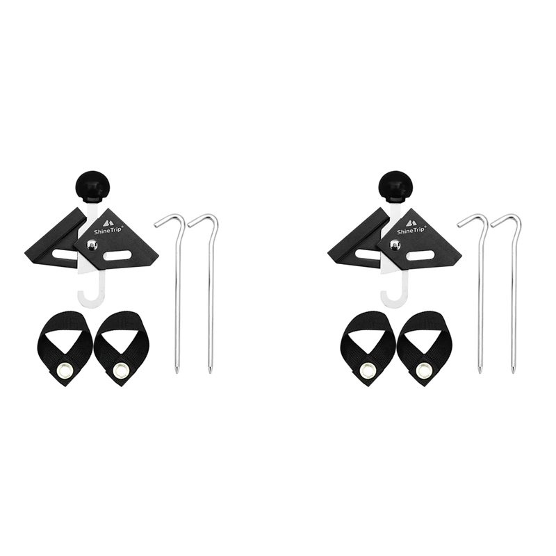 

Аксессуары для палатки NEW-2X Shinetrip, аксессуары для палатки, наконечники для тента с застежкой для крепления гвоздей палатки, черная верхняя крышка