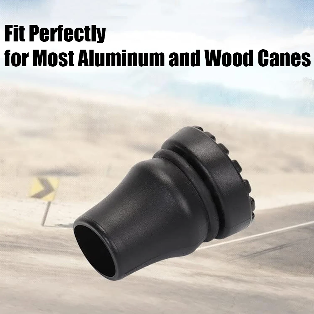 Walking Stick Feet 1Pc Durable 19mm/22mm Rubber Head Crutch Accessories Trekking Replacement Antislip Tips Crutch Feet