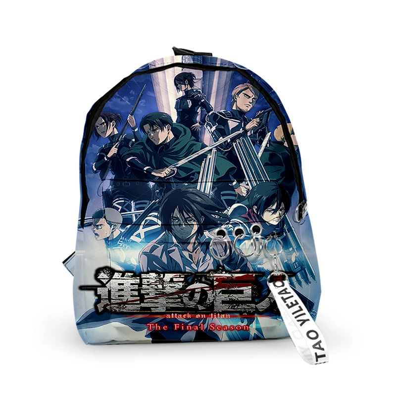 

Anime Attack on Titan Backpack Teenager Fashion Rucksack Students Girls Schoolbag Outdoor Backpacks Children Waterproof Knapsack