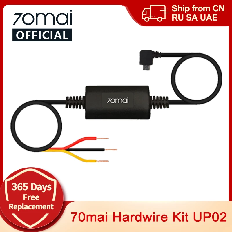 70mai Hardwire Kit UP02 Micro USB Interface 70mai Parking