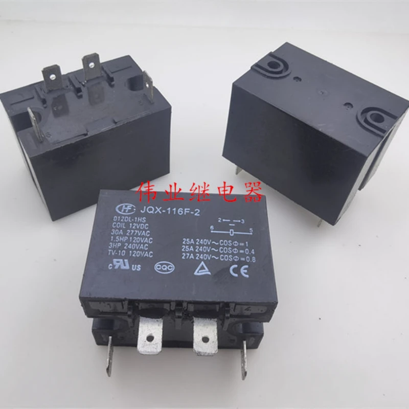 

（Brand-new）1pcs/lot 100% original genuine relay:HF JQX-116F-2 012DL-1HS Air conditioning freezer relay 4pins 30A