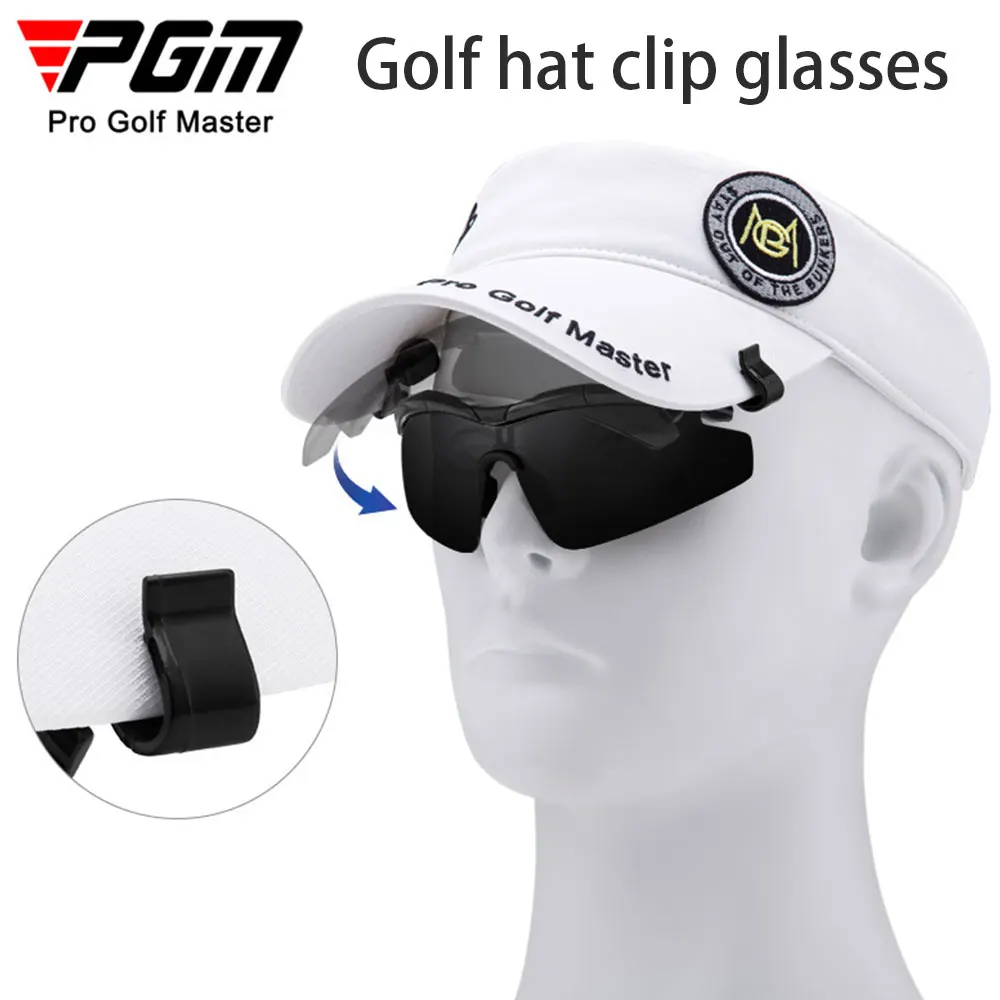 

PGM Golf Cap Clip Polarized Sunglasses Reversible Sunglasses Sun Protection UV Outdoor Recreation For Fishing Biking Hiking